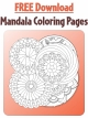 FREE DOWNLOADABLE MANDALA COLORING PAGES