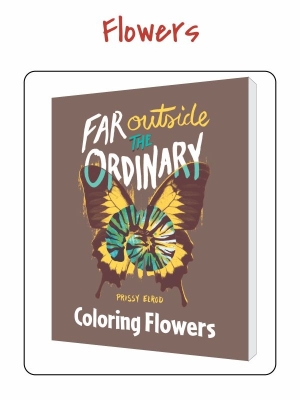 Flowers Coloring Book for Adults in Coloring Books